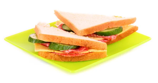 stock image Sandwich isolated on white