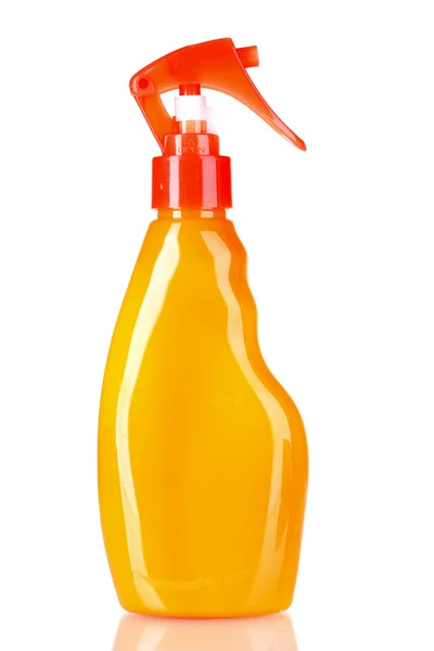 Crema solare in bottiglia — Foto Stock
