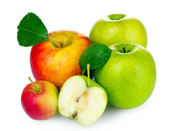 许多新鲜成熟的苹果 — 图库照片