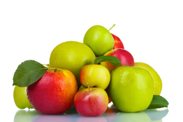 Grup olgun taze elma — Stok fotoğraf