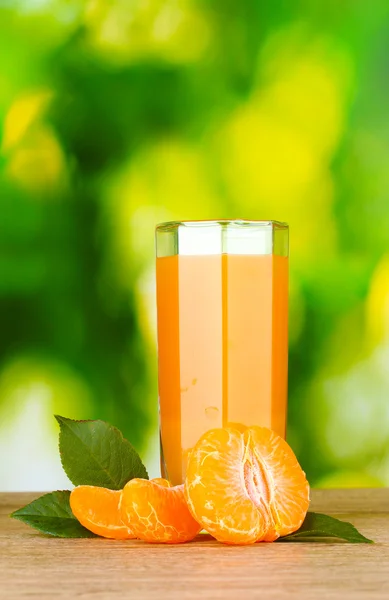 Zdrowego soku z mandarynki — Zdjęcie stockowe