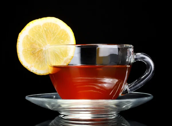 Tee mit Zitrone — Stockfoto