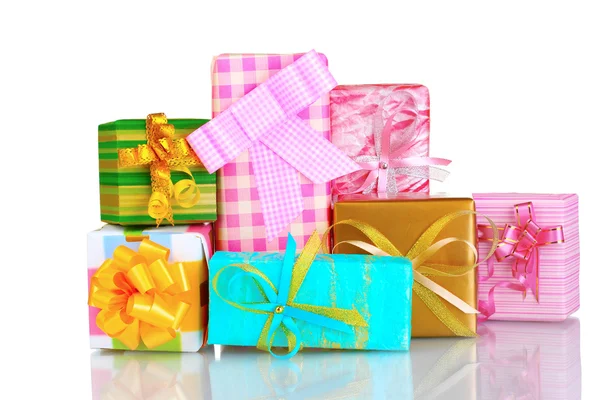 Beautiful bright gifts — Stock Photo, Image