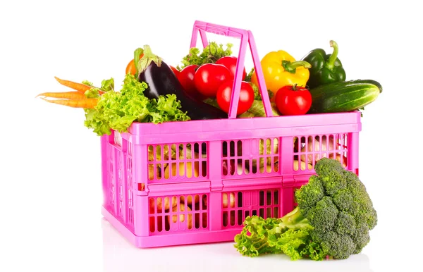Verduras en una cesta —  Fotos de Stock