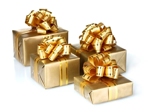 Vackra gyllene gåvor — Stockfoto