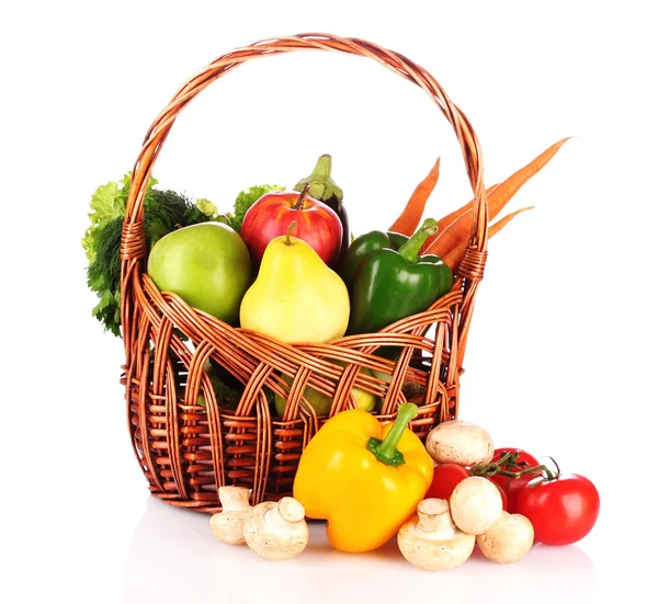 Verduras en una cesta — Foto de Stock