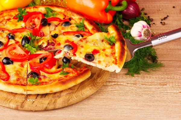 Sabrosa pizza —  Fotos de Stock