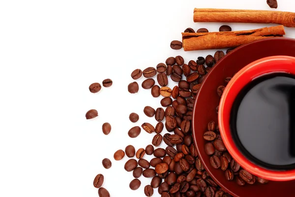 Kaffee-Konzept isoliert auf weiß — Stockfoto