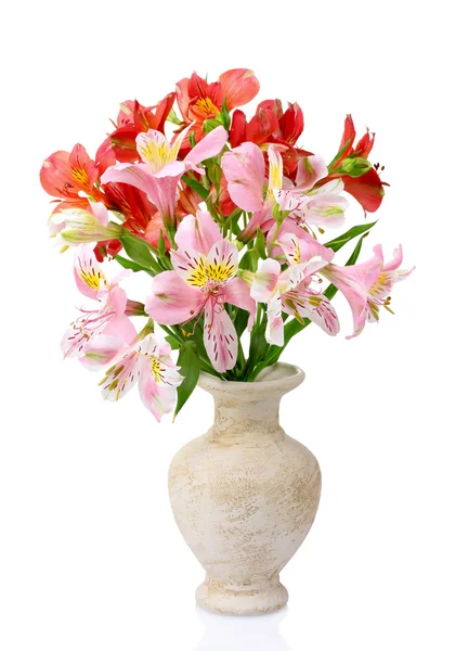꽃병에 아름 다운 부케 — 스톡 사진