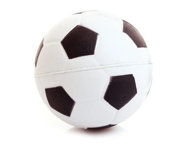 Piłka nożna piłka na białym tle — Zdjęcie stockowe