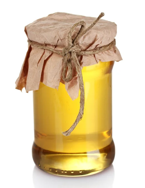 흰색으로 분리 된 꿀 — 스톡 사진