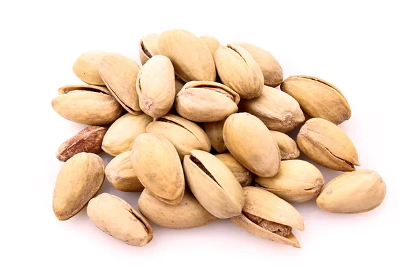 Pistachios nuts isolated on white — Stock Photo, Image