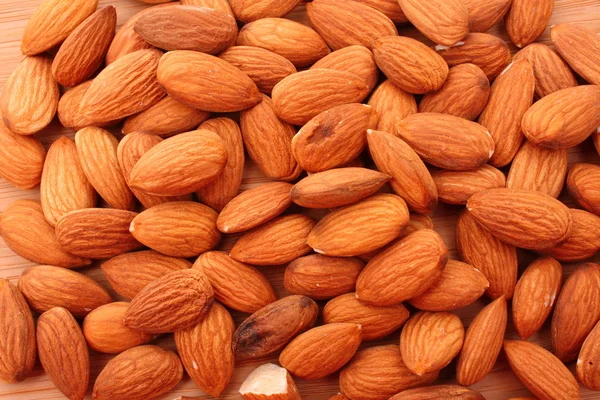 Almonds background — Stock Photo, Image