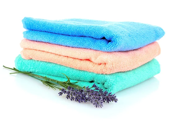 stock image Terry towels and lavender