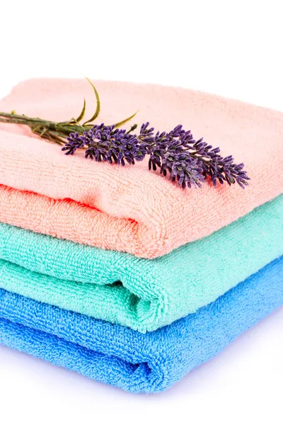 stock image Terry towels and lavender