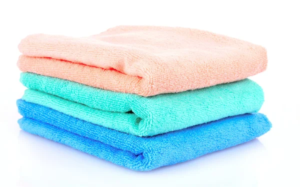 Krásné světlé ručníky — Stock fotografie