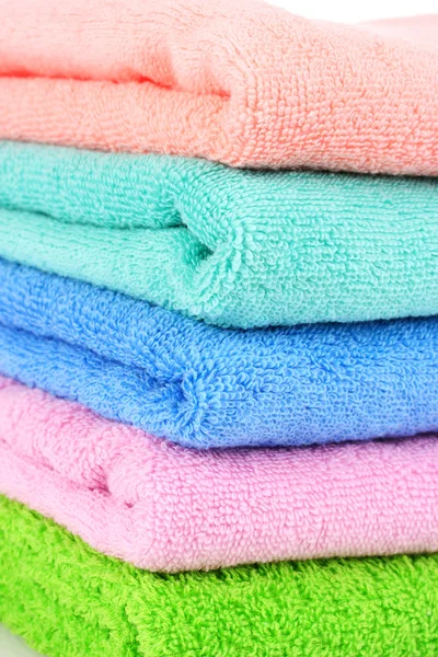 Beautiful bright towels — Stock Photo, Image