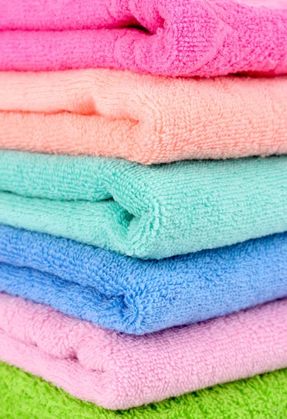 Bellissimi asciugamani luminosi — Foto Stock