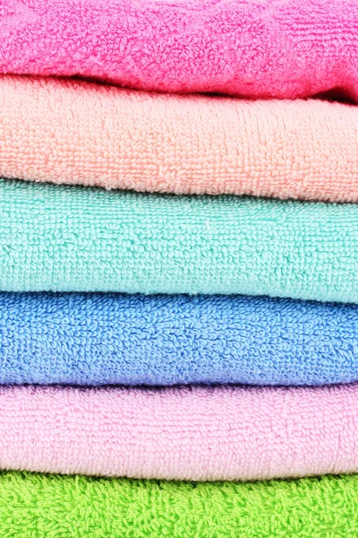 Piękne jasne ręczniki — Zdjęcie stockowe