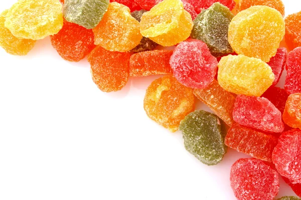 Fruit candy geïsoleerd op wit — Stockfoto