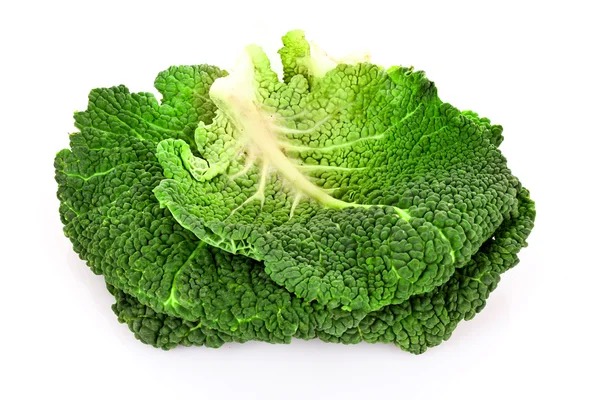 Savoy cabbage isolated on white Stock Photo