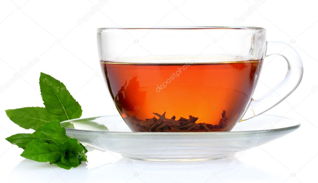 Black tea in cup