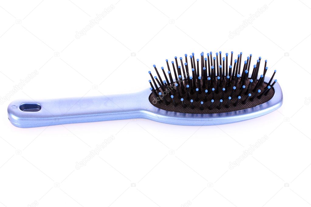 Hairbrush isolated on white