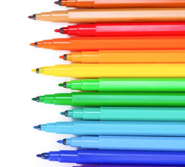 Bright markers clipart