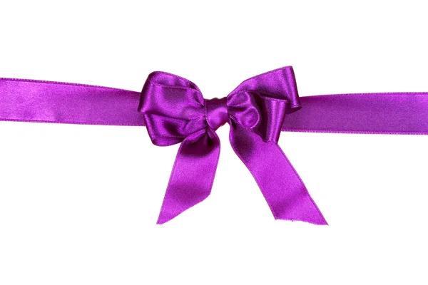 紫色のリボンと弓 — ストック写真