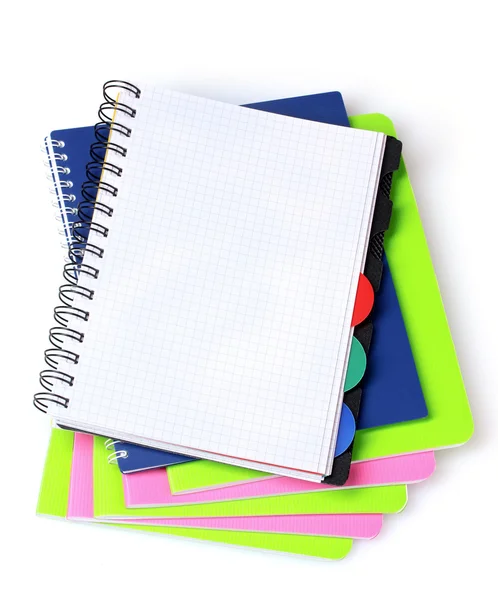 Kilka notebooków — Zdjęcie stockowe