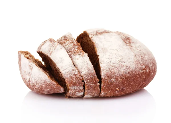 Bread isolated on white — Stock Photo, Image