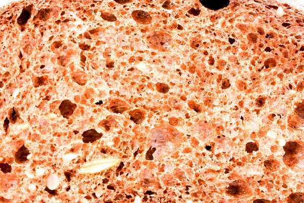 Крупный план нарезанного хлеба — стоковое фото