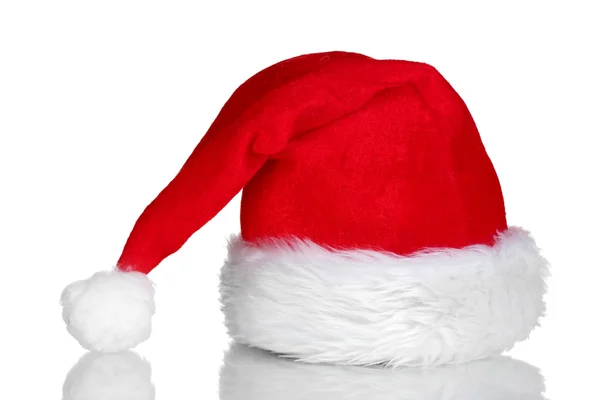 Boże Narodzenie kapelusz izolowany na białym — Zdjęcie stockowe
