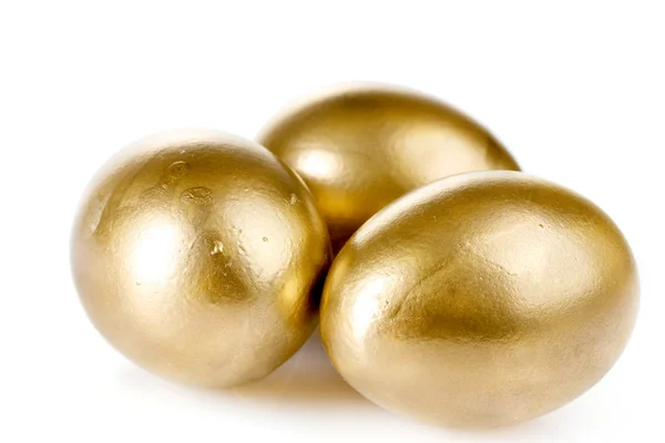 Golden eggs — Stock Photo, Image