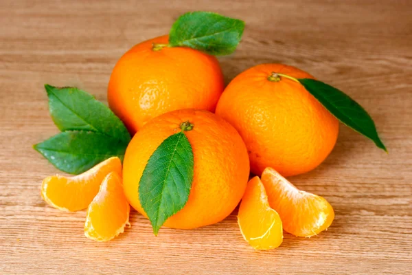 Tangerinas laranja maduras — Fotografia de Stock