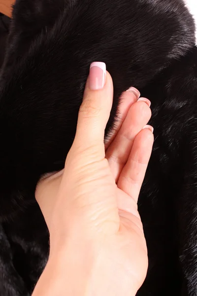 Mains de femme avec de beaux ongles — Photo