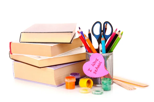 stock image Felt pens with a memo note saying 