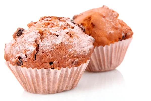 Cupcakes auf weißem Hintergrund — Stockfoto