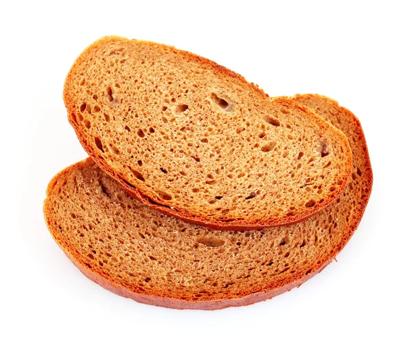 Bread isolated on white — Stock Photo, Image
