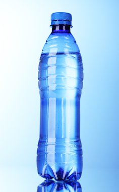 Plastic bottle of water clipart