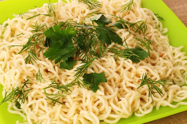 Spaghetti na talerzu — Zdjęcie stockowe