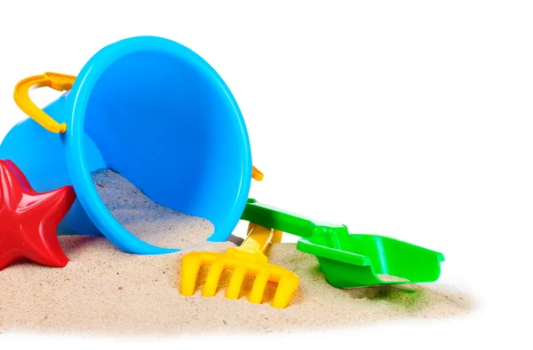 子供のビーチおもちゃや砂 — ストック写真