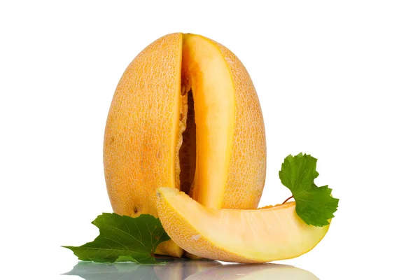 Melone affettato maturo — Foto Stock