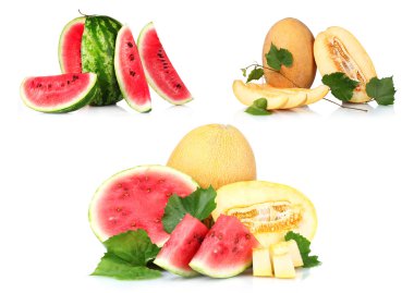 Collage(set) of watermelon clipart