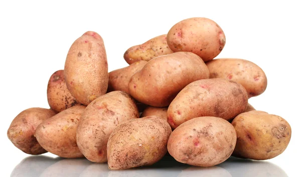 Batatas isoladas em branco — Fotografia de Stock