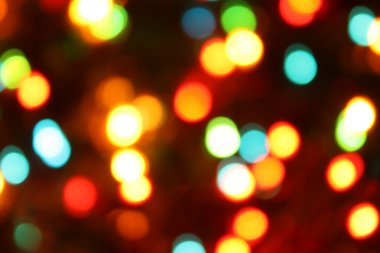 renk Noel ağacı ışıkları