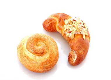 beyaz üzerine buns