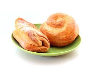 beyaz üzerine buns