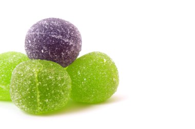 izole üzerinde beyaz arka plan rengi meyve jöle