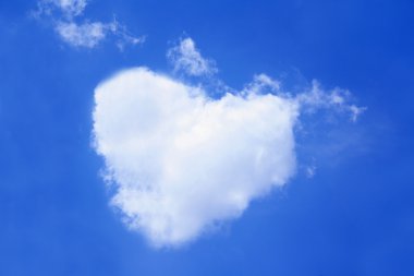 Sunny sky background and romantic cloud clipart